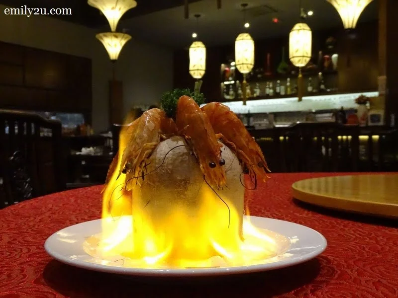9. Steamed Prawn with Young Coconut