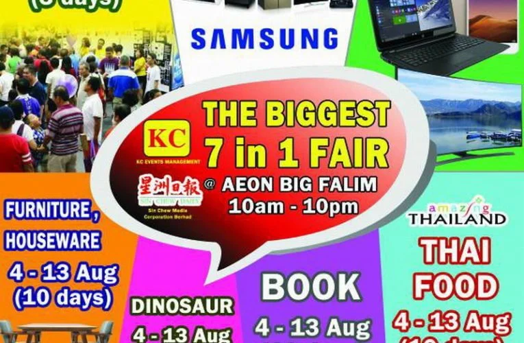 Get Ready For Perak’s Biggest 7-in-1 Fair Happening from 4th Aug, 2017