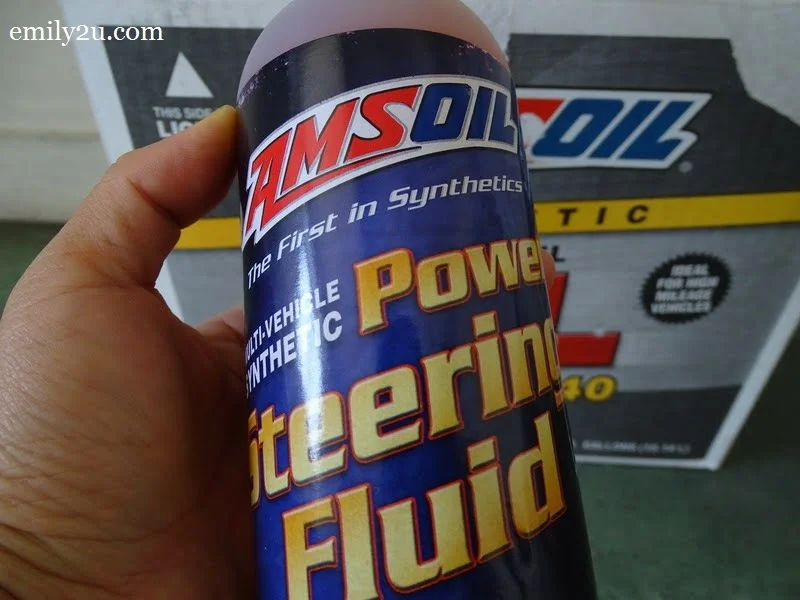 1. Amsoil Power Steering Fluid