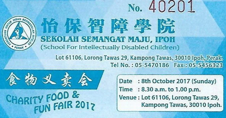 Perak Association For Intellectually Disabled (PAFID) Charity Food Fair