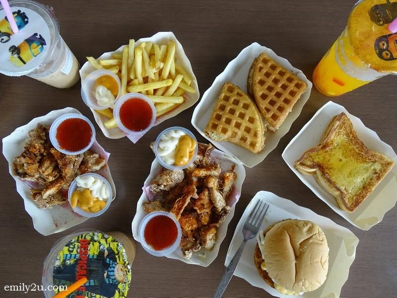 13. a meal at Refuel, including the popular Arabic Ayam Crispy