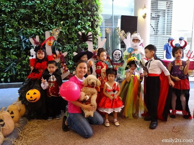 18. dressed in their Halloween best