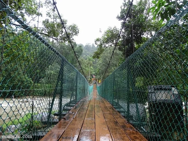 11. suspension bridge - maximum ten to cross at a time
