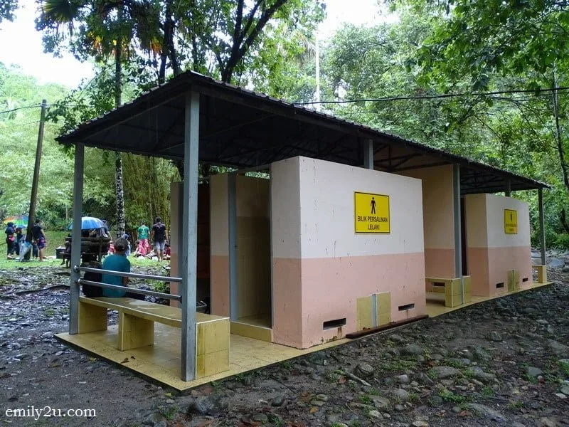 14. changing room cubicles for men and women