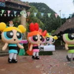 4 The Powerpuff Girls dancing
