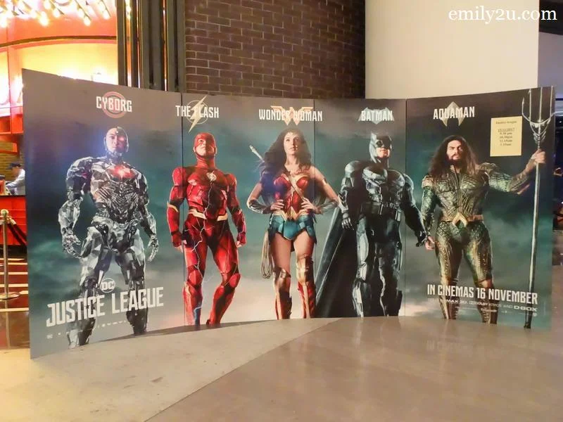 5. the superheroes of Justice League