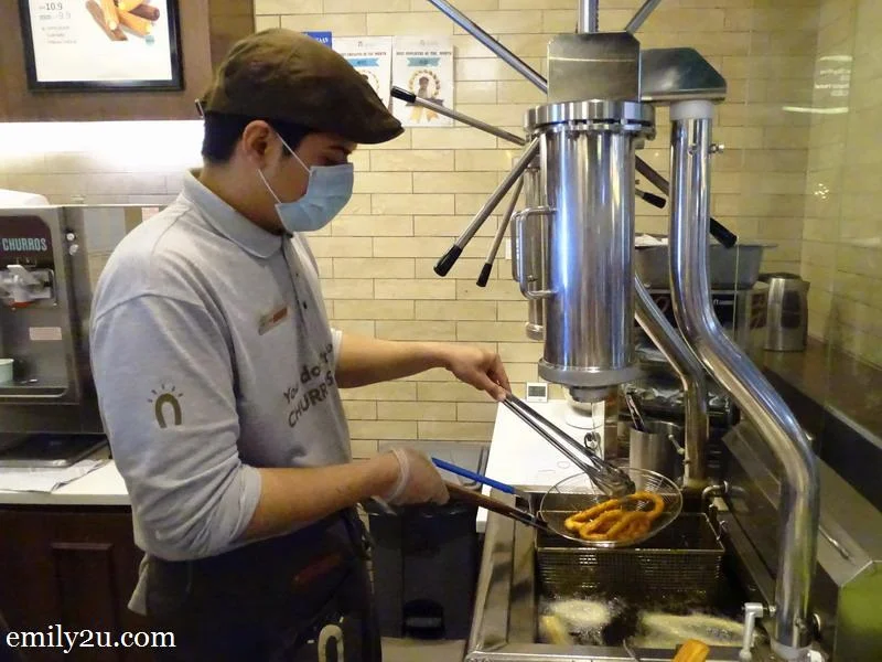 5. deep frying it