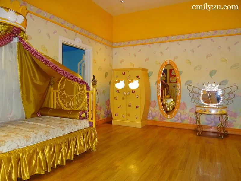 11. Hello Kitty House bedroom