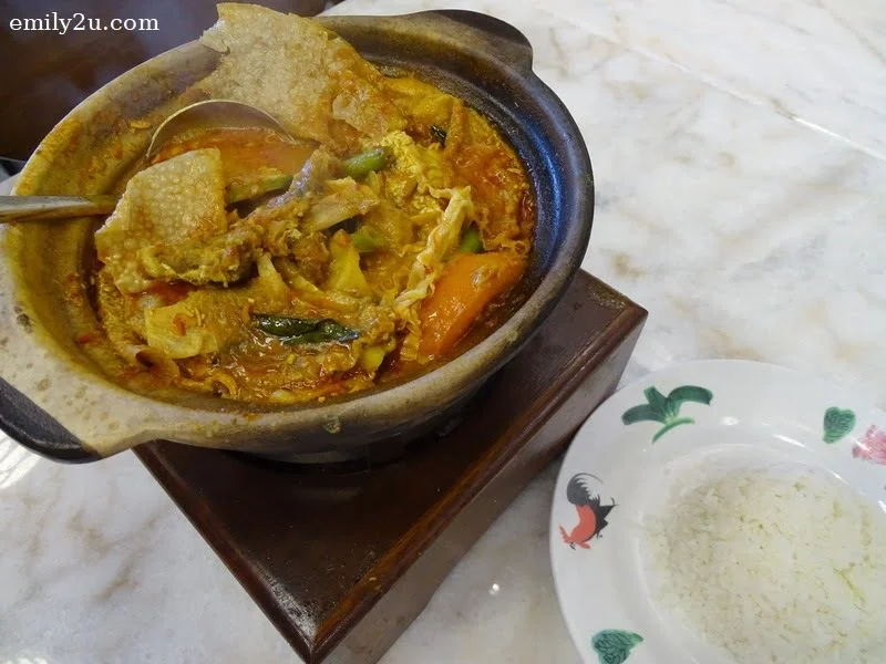 11. Claypot Curry Fish Head and Rice