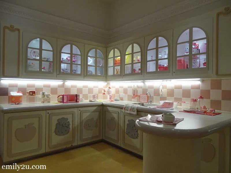 14. Hello Kitty House kitchen