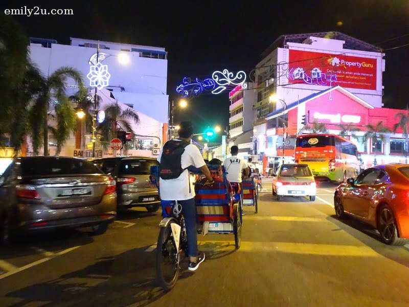 2 Johor City trishaw ride