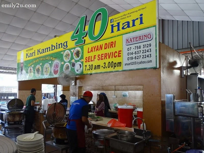 2. busy at the counter