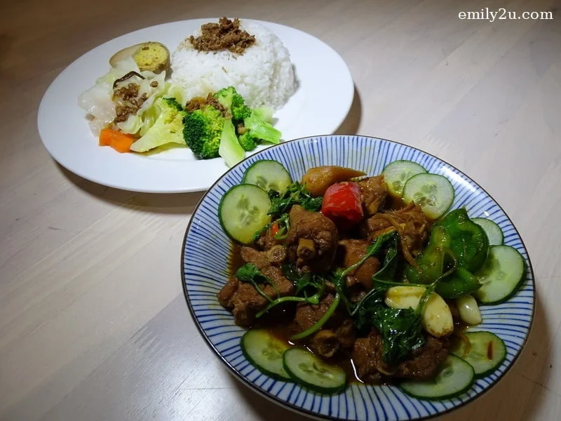  3. Basil Chicken Rice