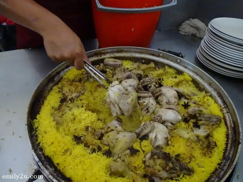 4. the chicken rice is cooked