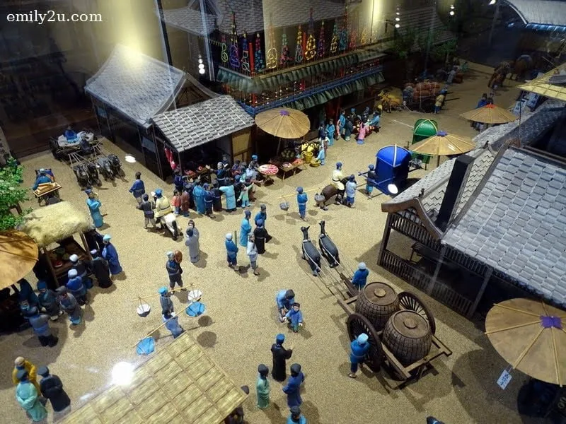 14. scene from Along the River During the Qingming Festival: busy street scene during Song Dynasty era