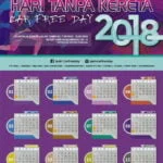 2018 Ipoh Car-Free Day Calendar Ipoh Car Free Day Calendar