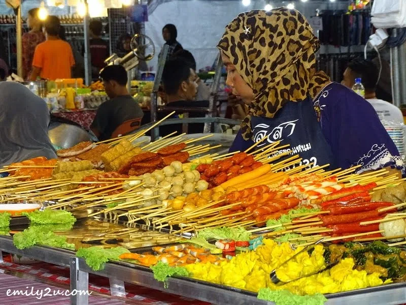 1. skewered food