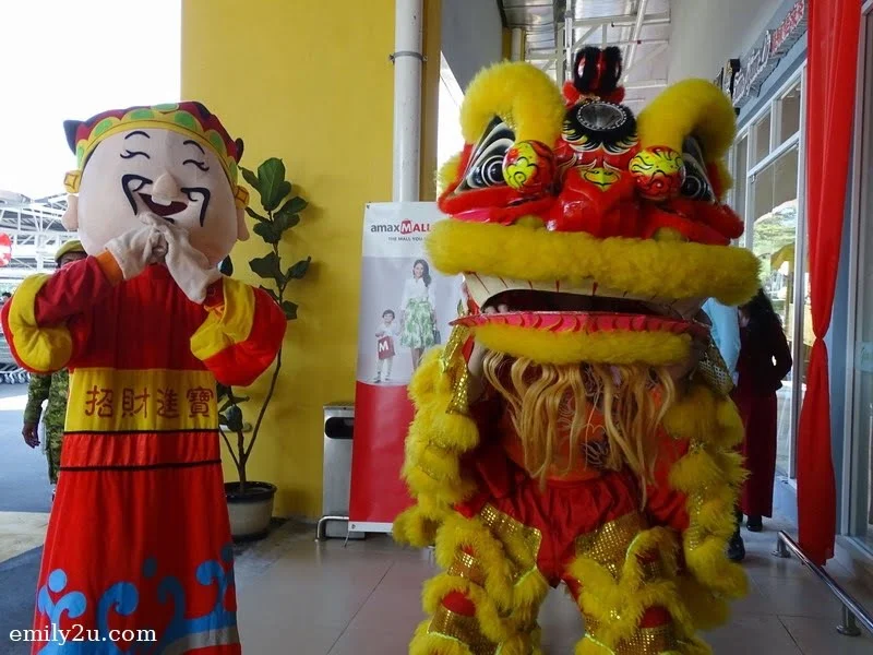 21. lion dance in conjunction with early Chinese New Year celebration
