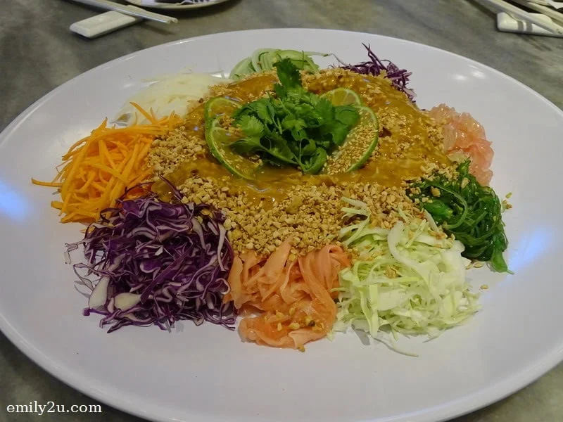 5. with sauces and crushed peanuts