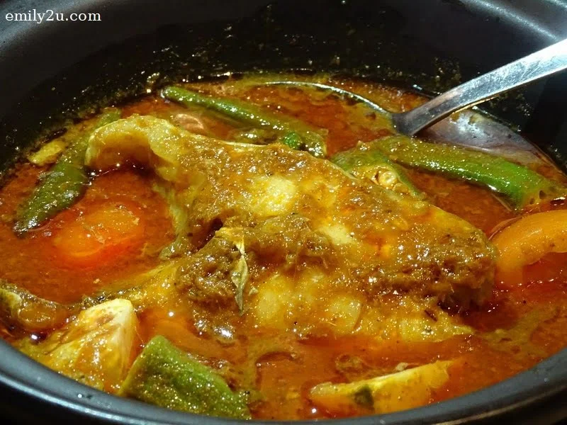 8. claypot assam grouper (fish)
