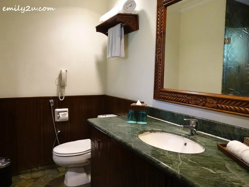 9. Deluxe Chalet washroom