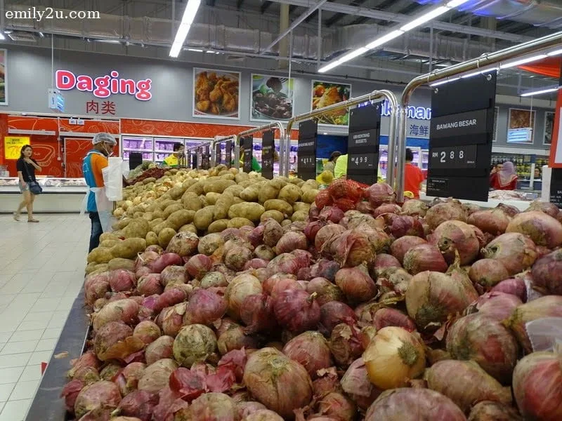 9. potatoes, onions, etc.