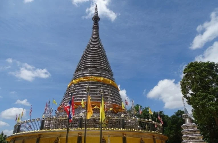 Phra Maha Chedi Tripob Trimongkol (Stainless Steel Temple) in Hat Yai
