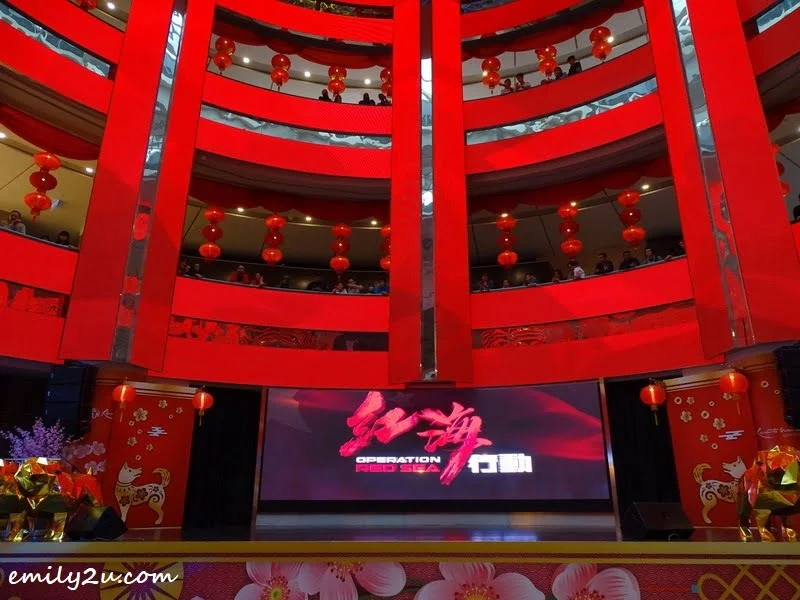2. the stage is set for the launching ceremony