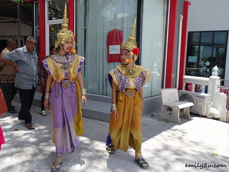 20. Thai girls in costumes ready for performance