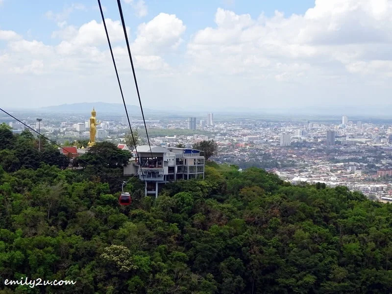 21. cable car ride back to Phra Buddha Mongkol Maharaj area