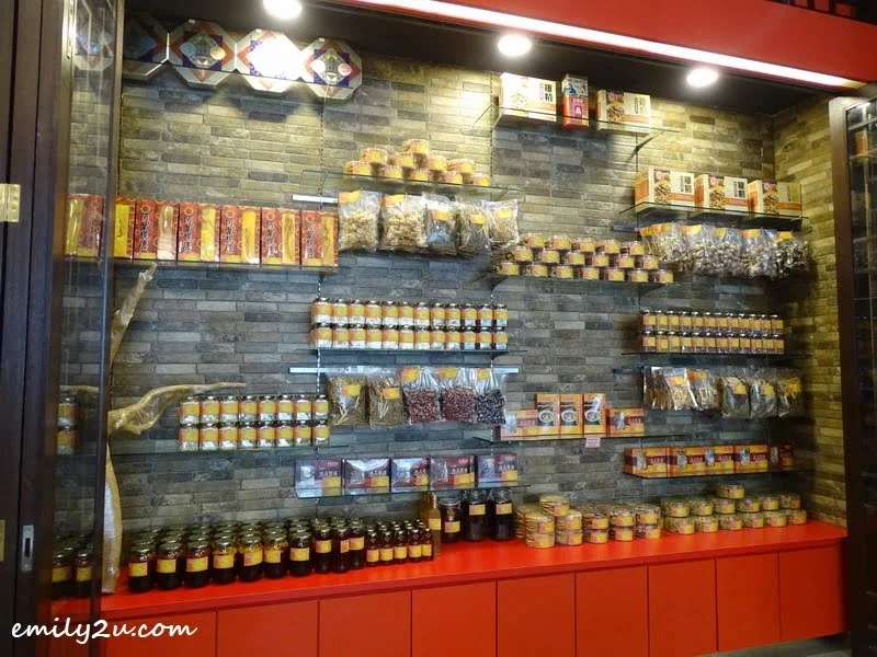 7. herbs displayed at Ah Yip Herbal Soup outlet