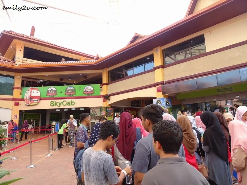 3. the queue for SkyCab tickets