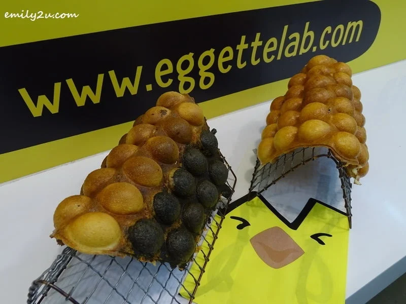 5. Tricolor (L) & Golden Custard (R) @ Eggette Lab, First World Plaza