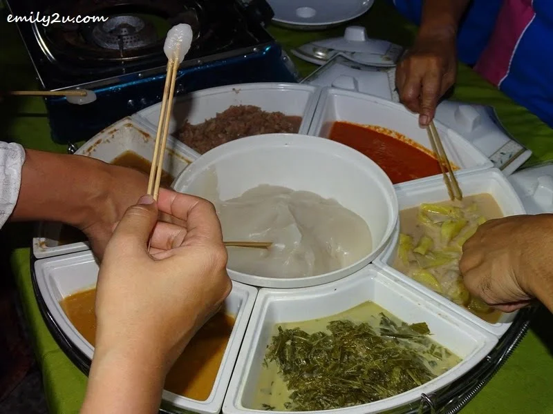 14. ambuyat and its condiments