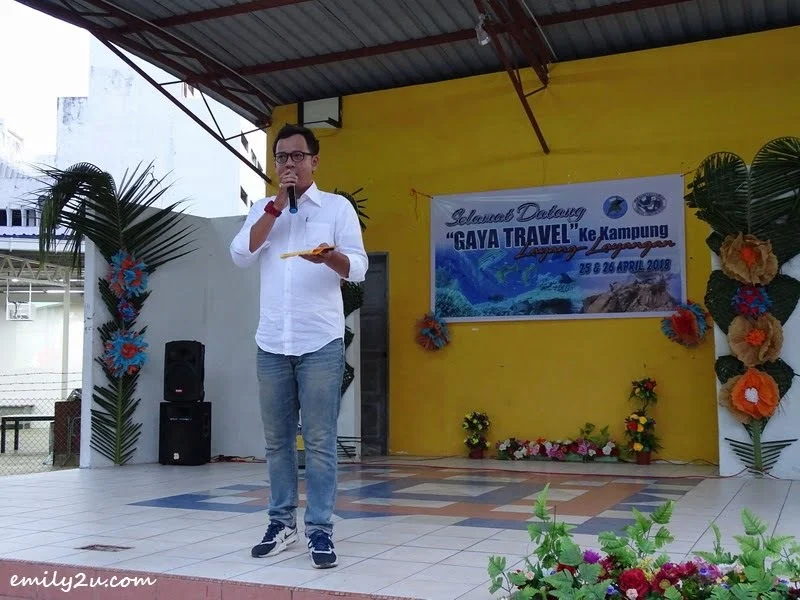 2. emcee for the evening