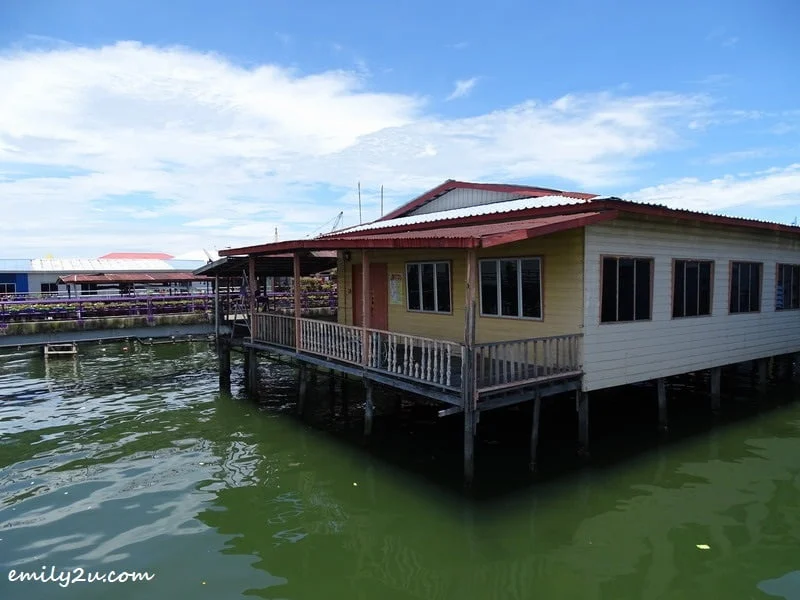 3. wooden houses on stilts