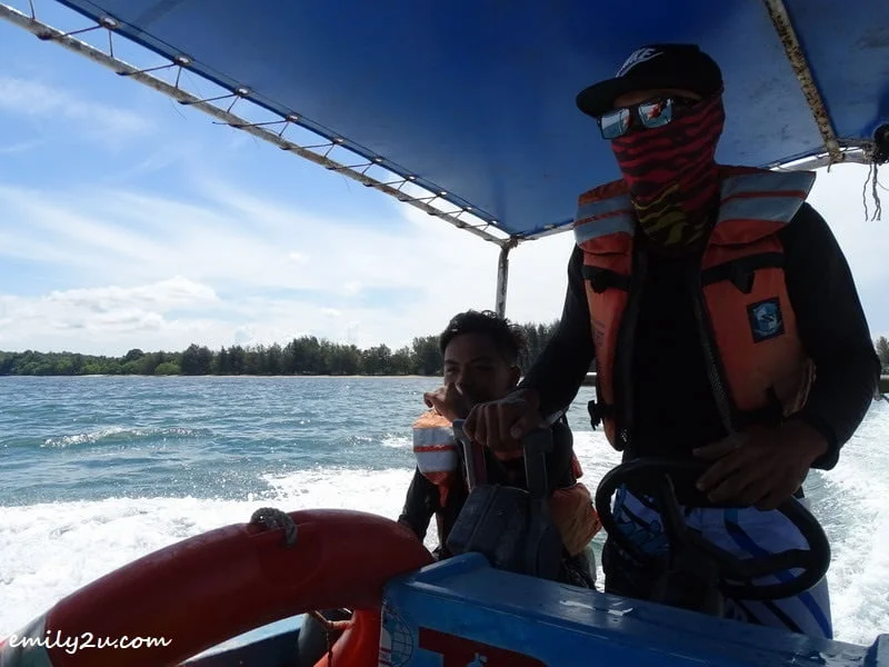5. on the boat