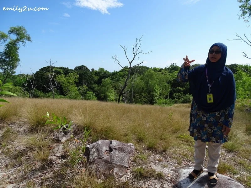 6. Pn. Nurlina shares the history of the land