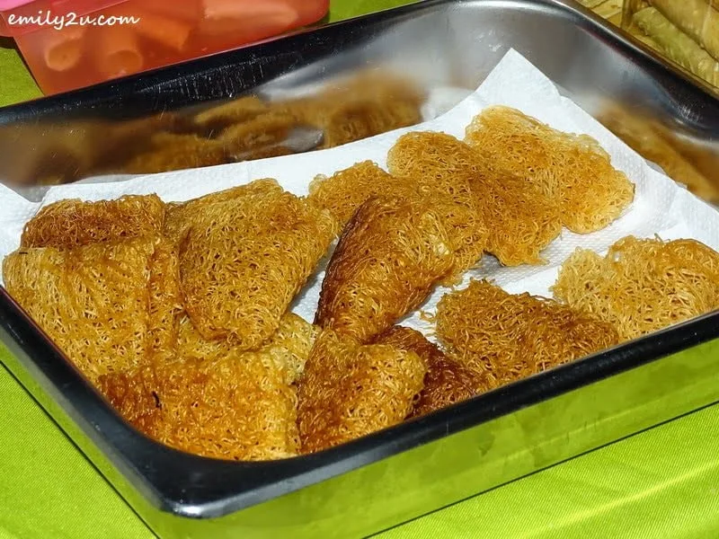 8. kuih jala ready to be served