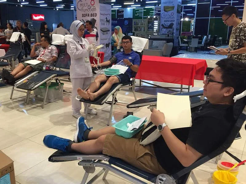 8. blood donation drive