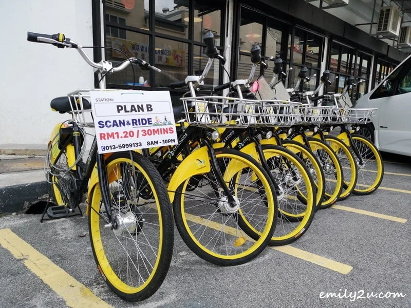 1. CycleDios bikes parked at Station Plan B