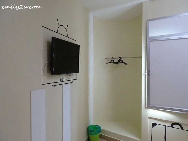 16. television set with satellite channels