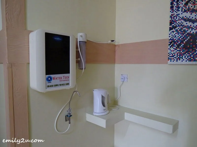 21. complimentary free-flow filtered water on every floor