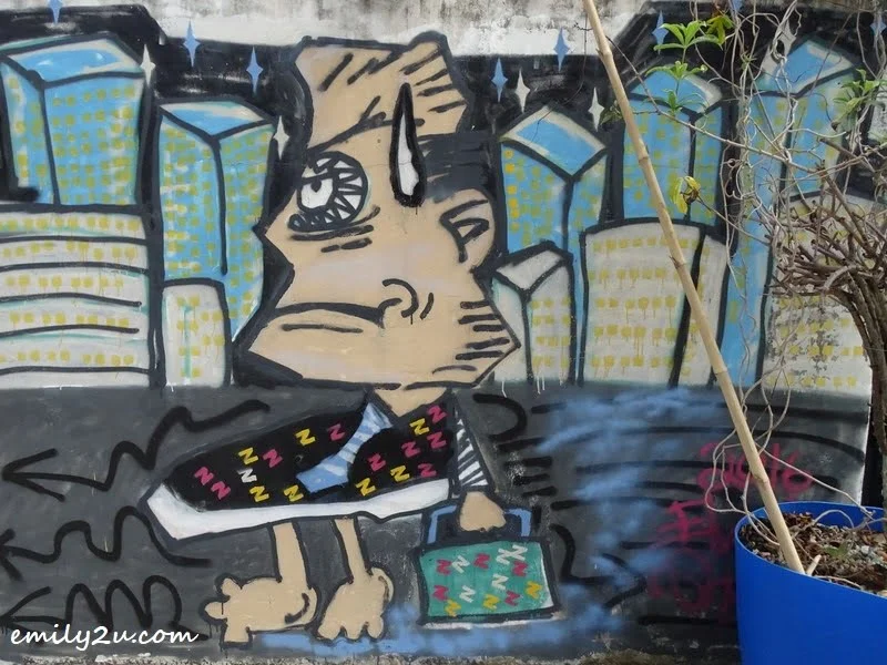 23. wall art by one of the creative guests