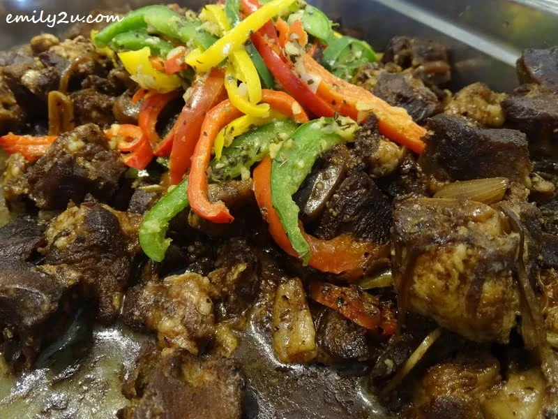  3. Lamb with Black Pepper Sauce