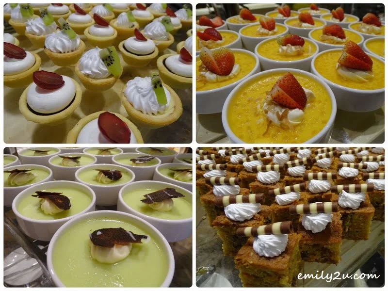  18. a variety of desserts 