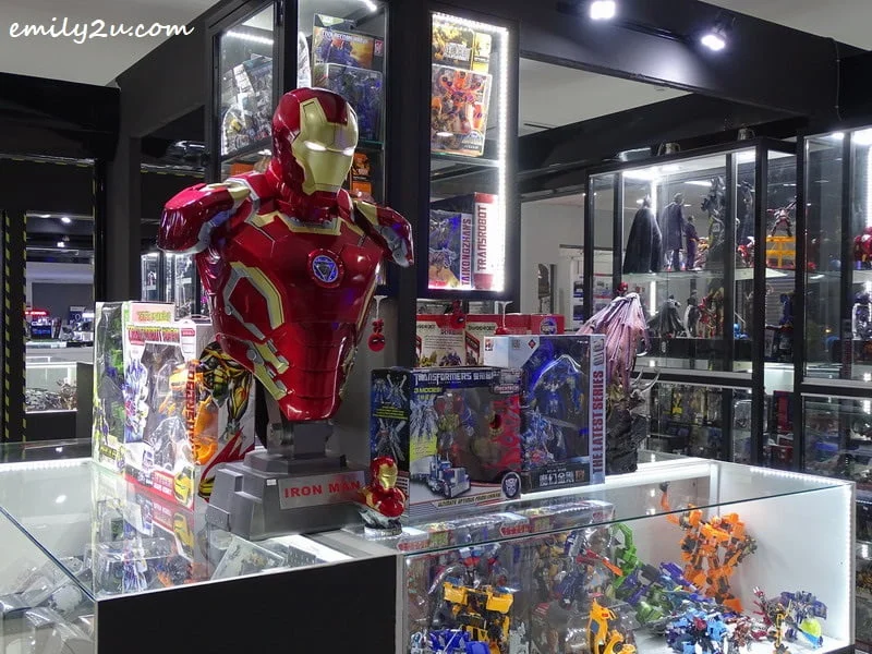2. toy models on display