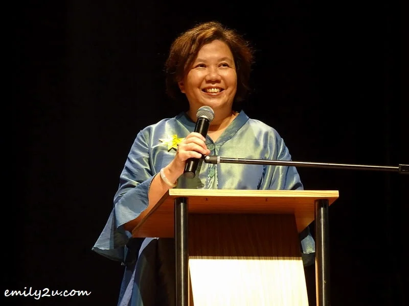 2. Perak Society of Performance Arts (PSPA) president, Datin Rosalina Ooi-Thong in her opening speech
