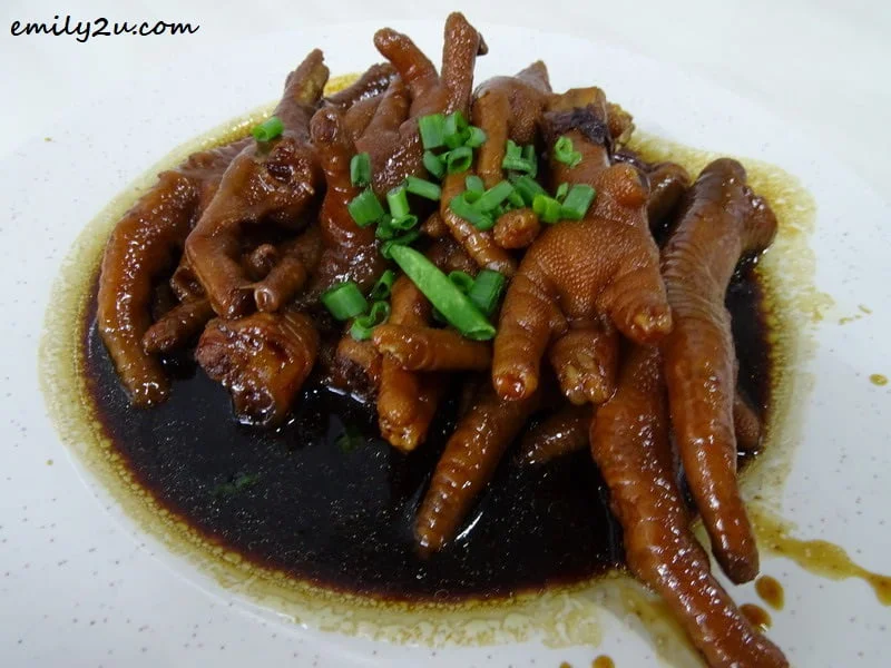 6. braised chicken feet
