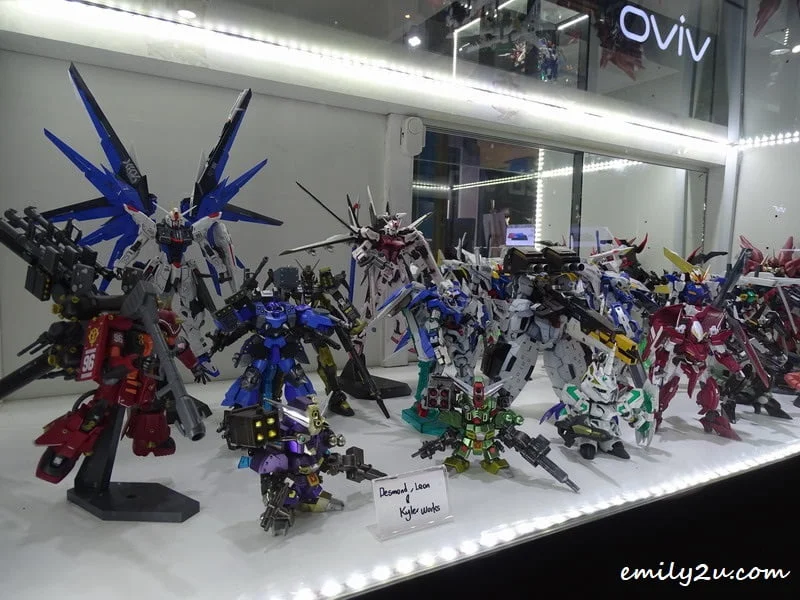 9. Gundam models